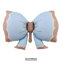 Шар фигура Бант голубой